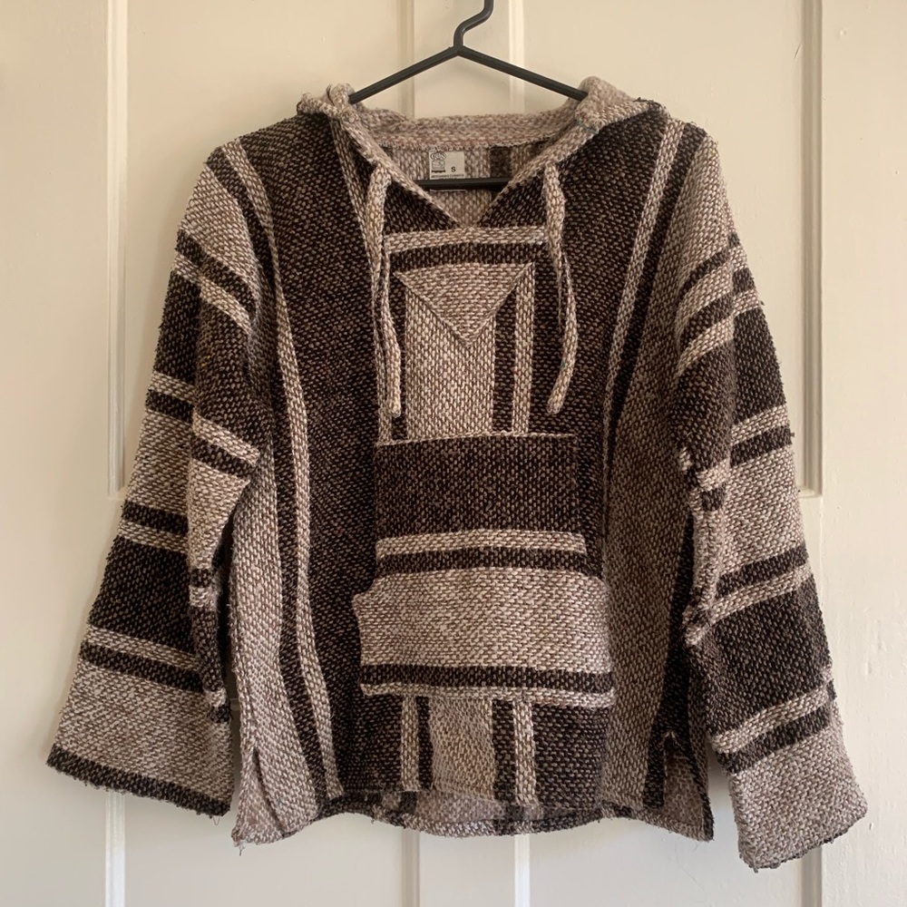 Light Brown Baja Hoodie Drug Rug